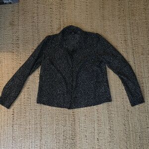 Forever 21 Black and White Polka Dot Blouse